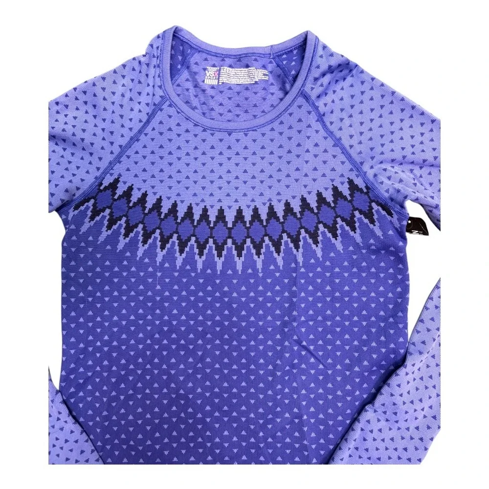 Victoria's Secret VSX long sleeve base layer‎ thumb holes NWOT sz S